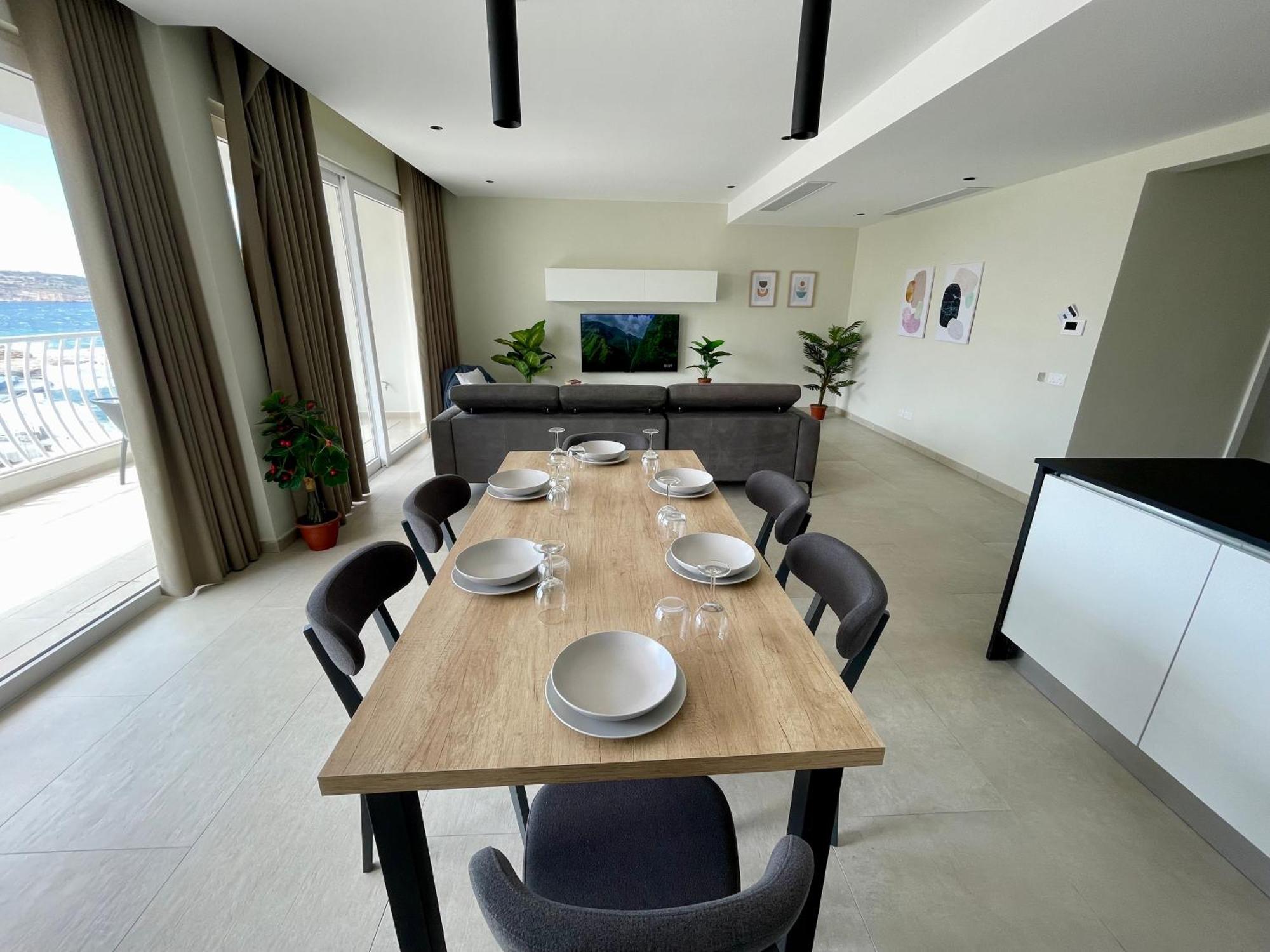 Bugibba Square Seafront Lux Apartments By Holi Bahía de San Pablo Exterior foto